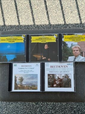 Beethoven Classical CD Collection – Assorted Covers : Set of 5 CD’s